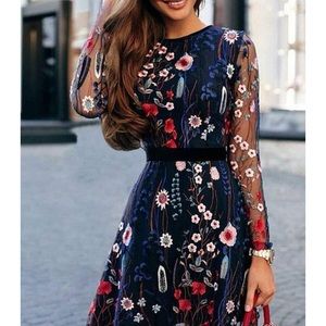 Lace Flower Dress